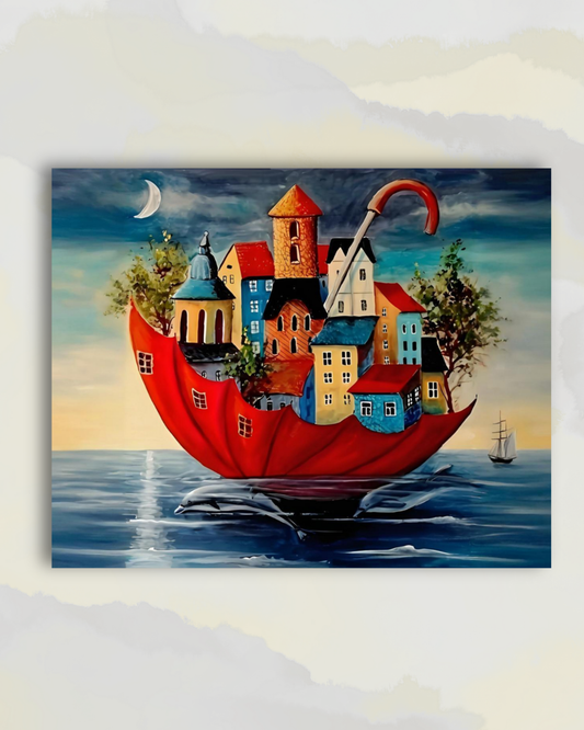 Voyage sur un Parapluie Rouge