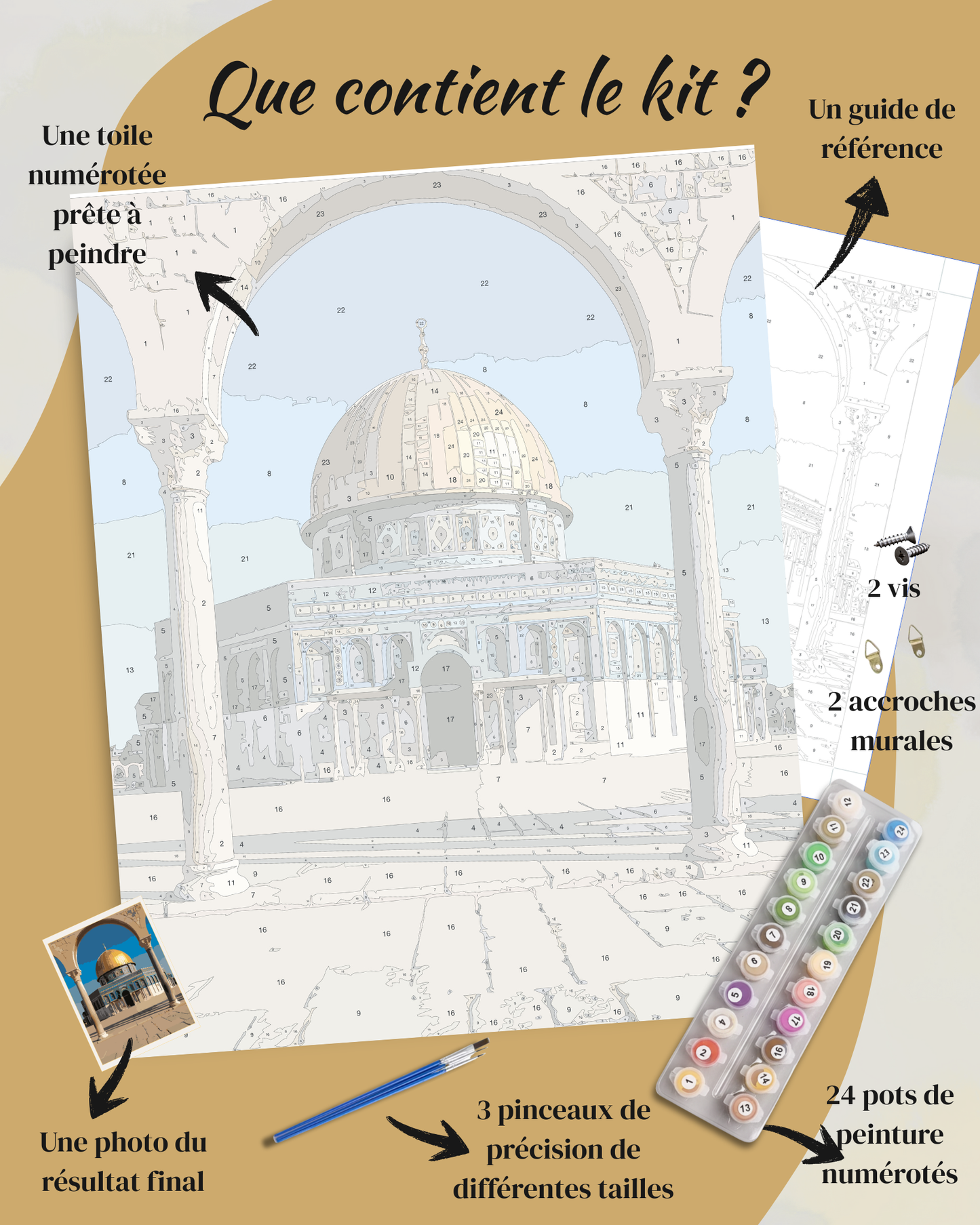 La Mosquée Sacrée - Kit de peinture