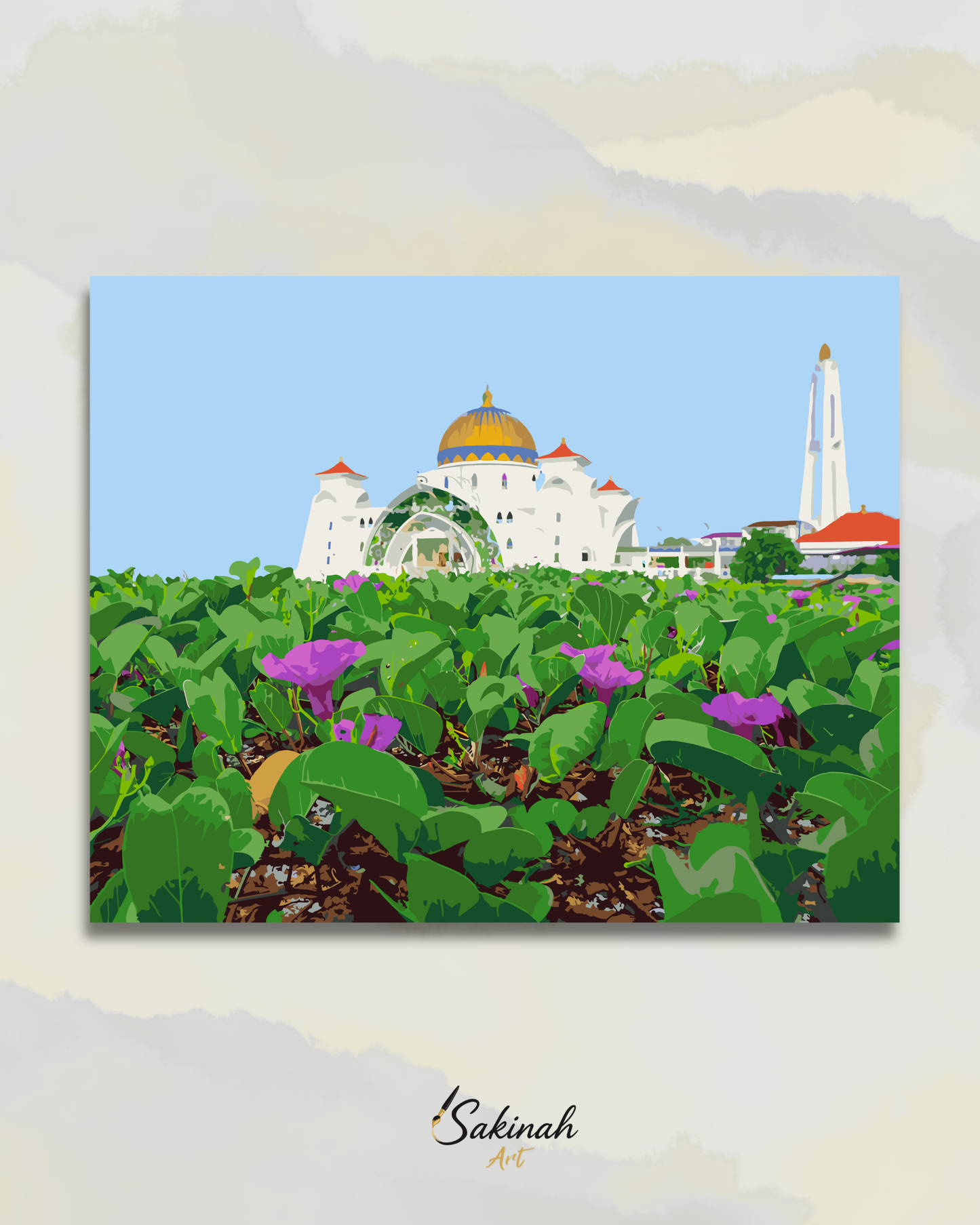 La Mosquée Flottante de Malacca, Malaisie