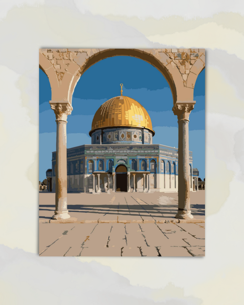 Le dôme du Rocher - Kit de peinture