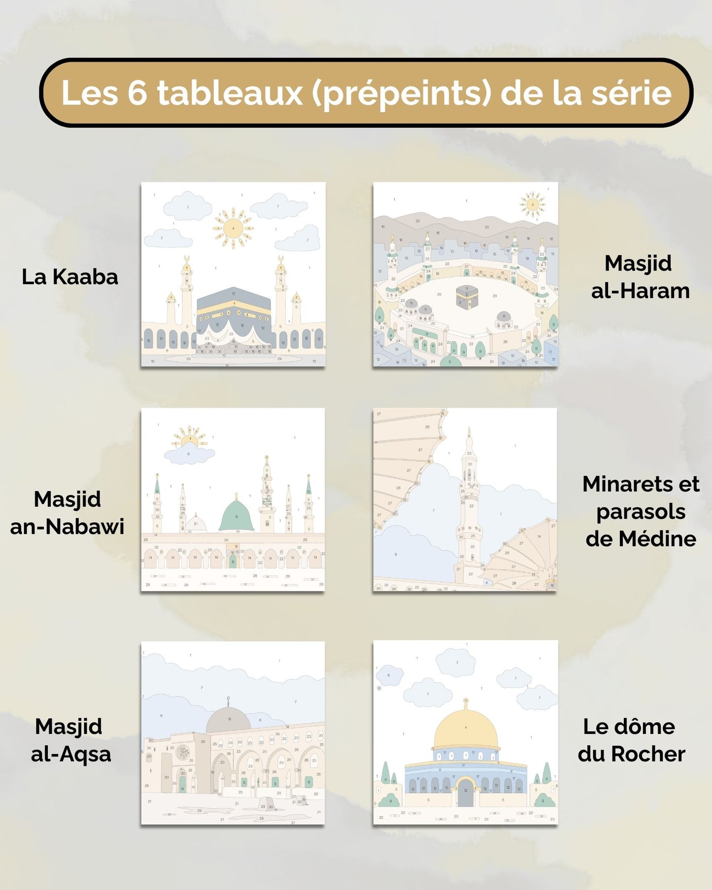 Les Trois Lieux Saints de l'Islam - Mon Coffret