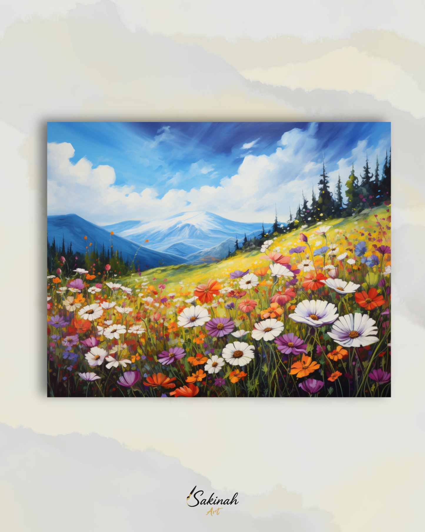 Prairie en fleurs