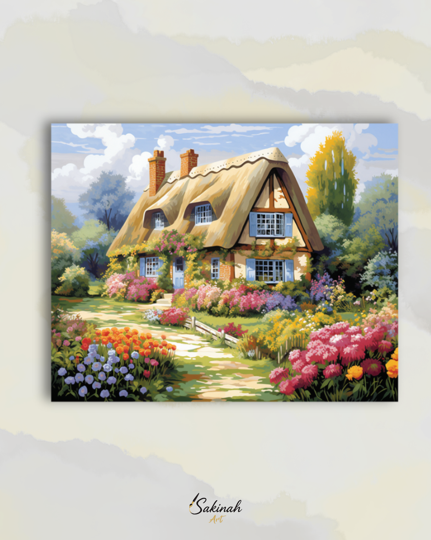 Le cottage fleuri