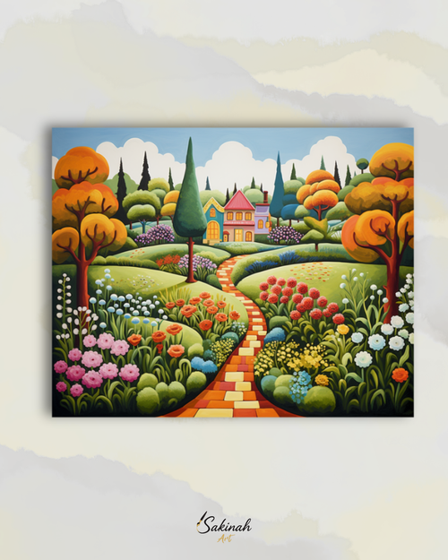 Le chemin fleuri