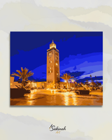 Koutoubia dans la Nuit, Marrakech