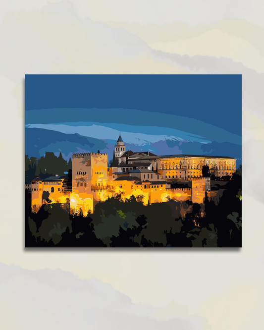 Alhambra nuit - Andalousie