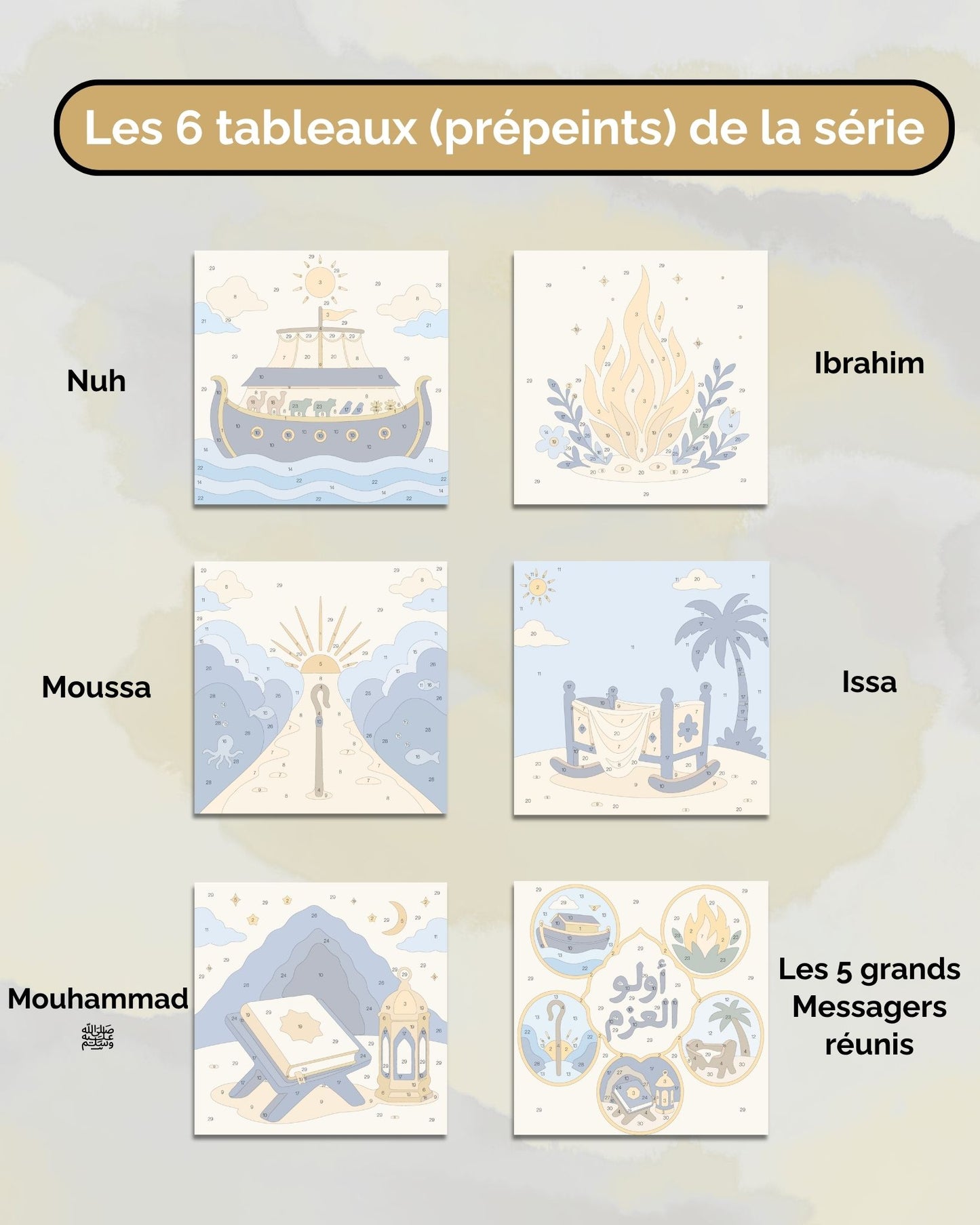 Les cinq grands Messagers - Mon Coffret (En cours d'approvisionnement)