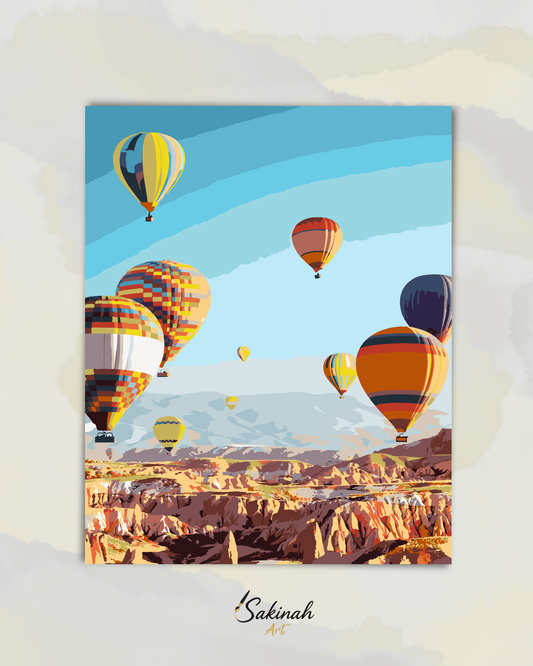 Les Cieux de Cappadoce , Turquie