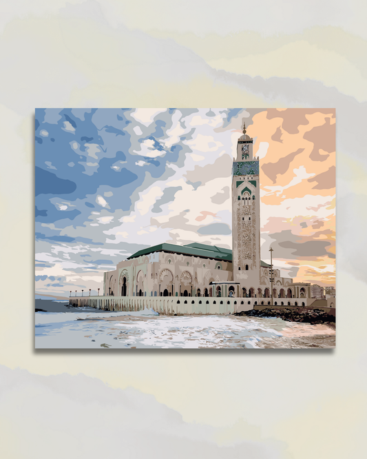 Mosquée Hassan II, vue mer