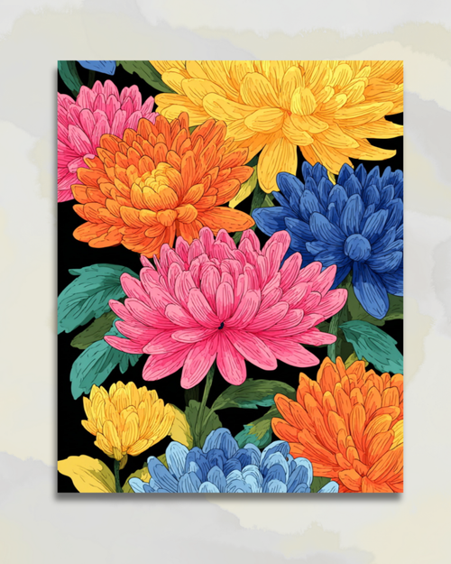 Bouquet de Chrysanthèmes