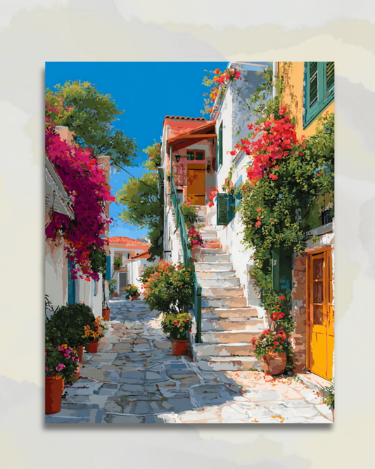 Ruelle Fleurie de la Méditerranée