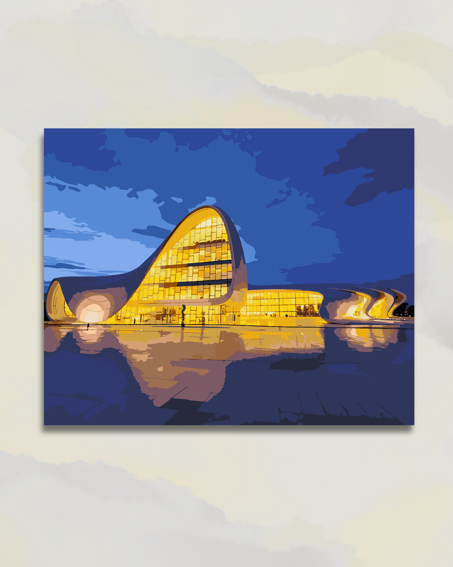 Les vagues de Bakou par Zaha Hadid, Azerbaïdjan