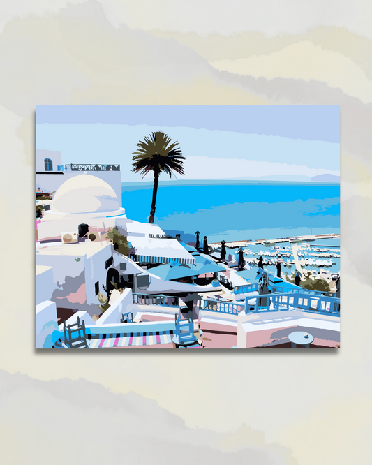 L'azur de Sidi Bou Saïd, Tunisie