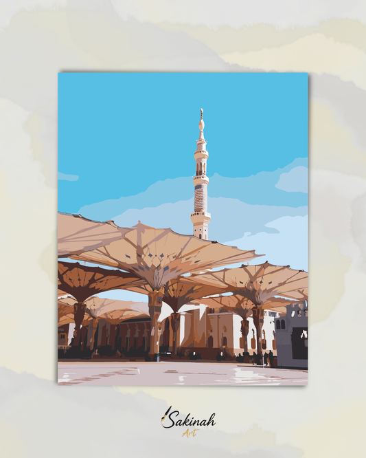 Minaret et Ombrelles de Médine