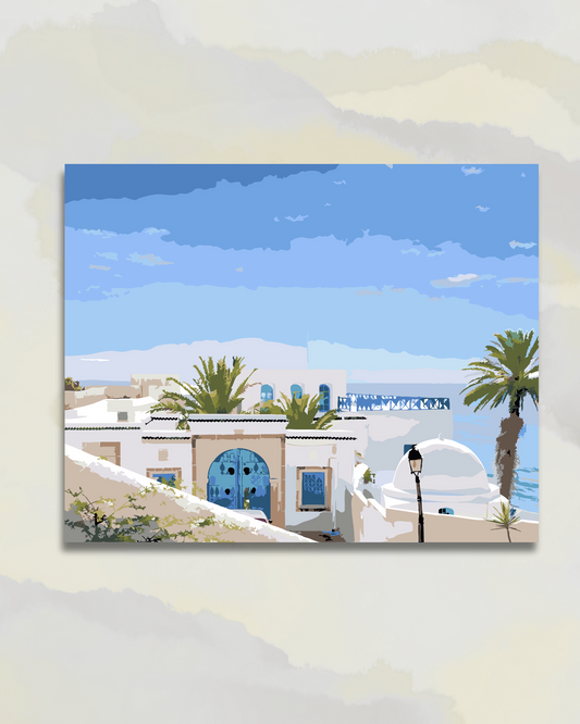 L'azur de Sidi Bou Saïd, Tunisie
