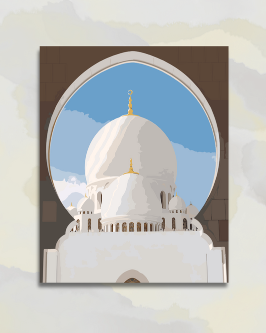 Fenêtre sur Abu Dhabi, Grande Mosquée Cheikh Zayed