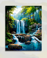 Cascade de Sérénité dans la Forêt