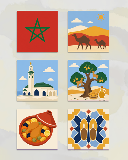 Mon 1er voyage au Maroc - Mon Coffret (En cours d'approvisionnement)