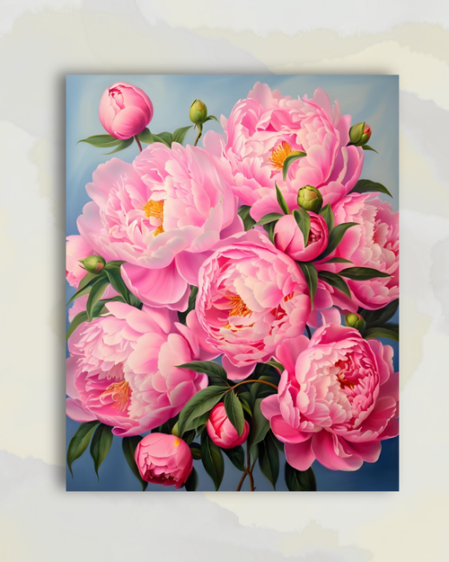 Bouquet de Pivoines Roses Majestueuses