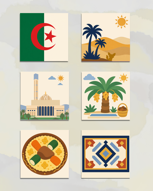 Mon 1er voyage en Algérie - Mon Coffret (En cours d'approvisionnement)