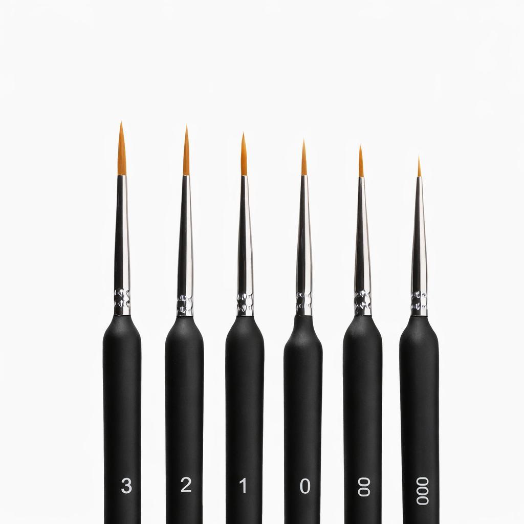 6 pinceaux de précision