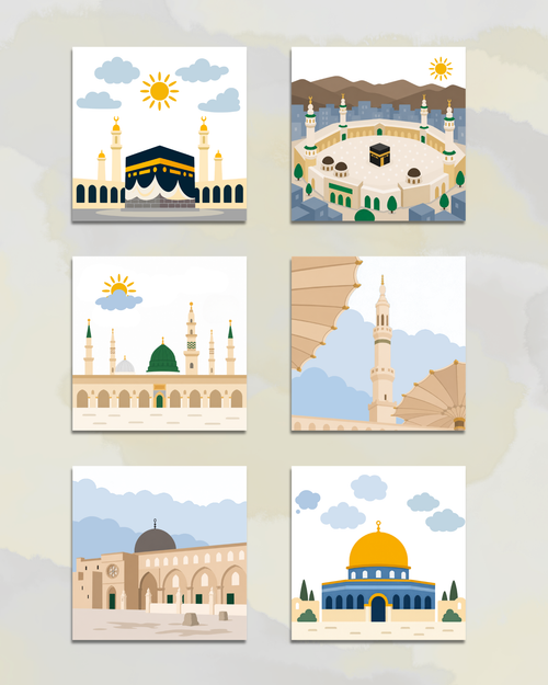 Les Trois Lieux Saints de l'Islam - Mon Coffret